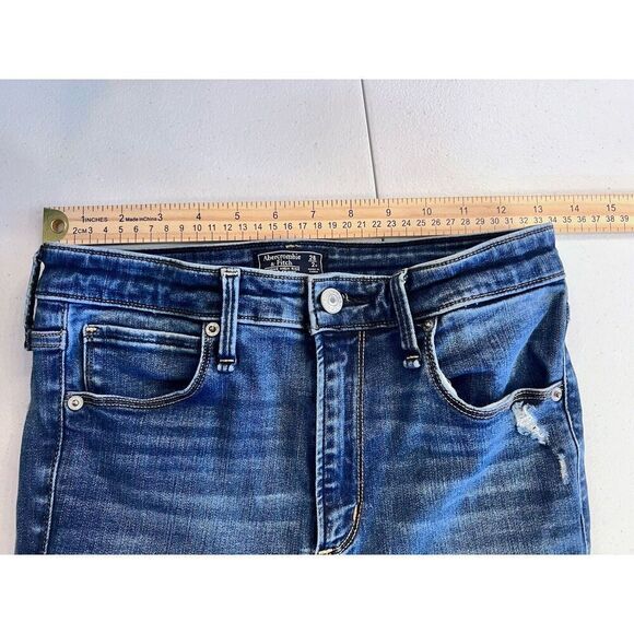 Abercrombie‎ & Fitch Simone High Rise Super Skinny Distressed Size 2R 26 - Picture 5 of 9